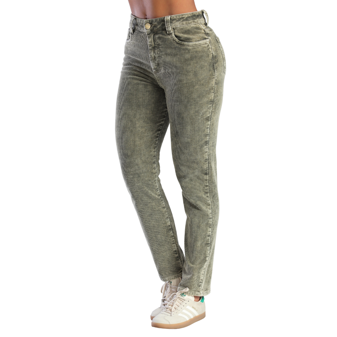 Slouchy en corduroy verde Ref:10767