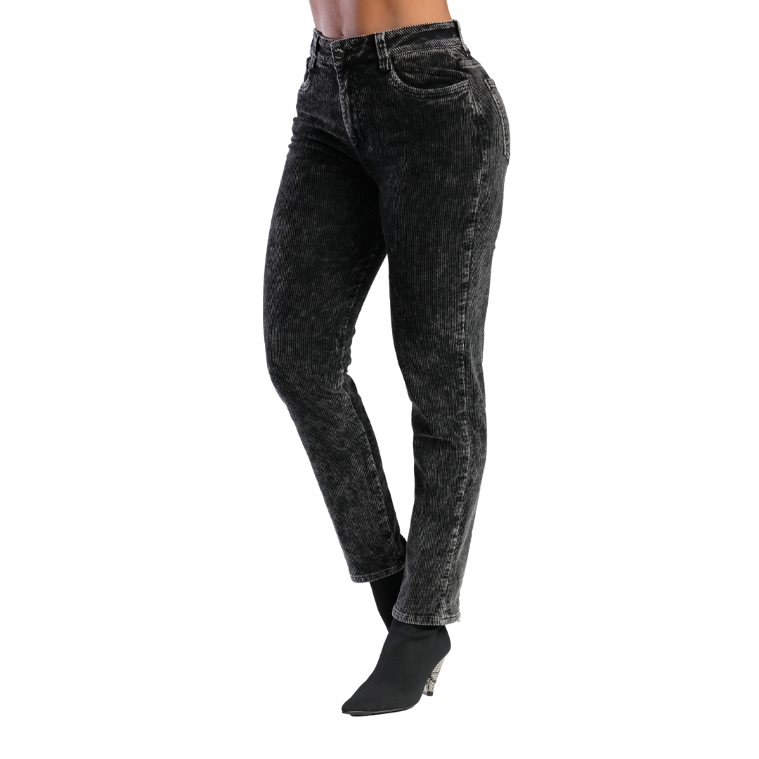 Slouchy en corduroy negro - Ref:10767