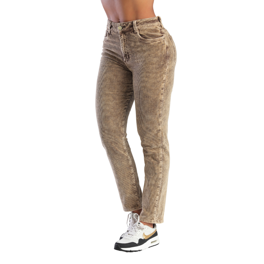 Slouchy en corduroy café - Ref:10767