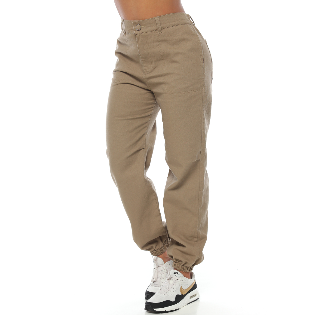 Jogger caqui hotsell