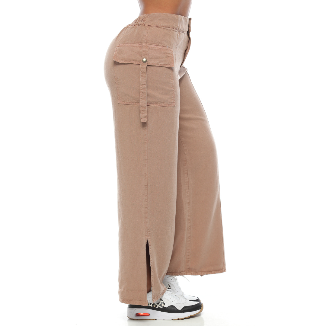 Pantalón cargo caqui - Ref:10510