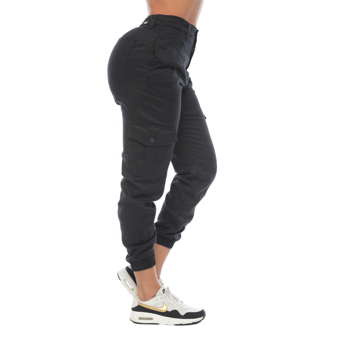 Jogger cargo negro - Ref:10741
