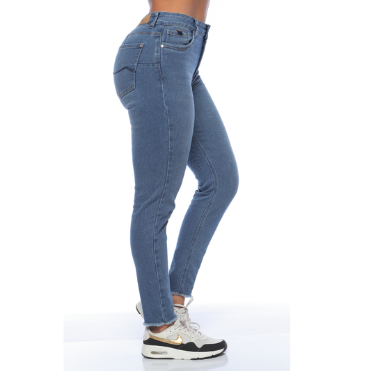 Jean skinny bordado - Ref:10954