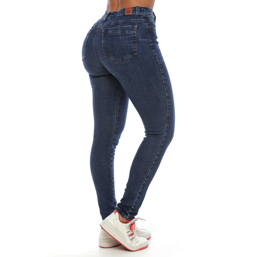Jean skinny con destroyer - Ref:10517