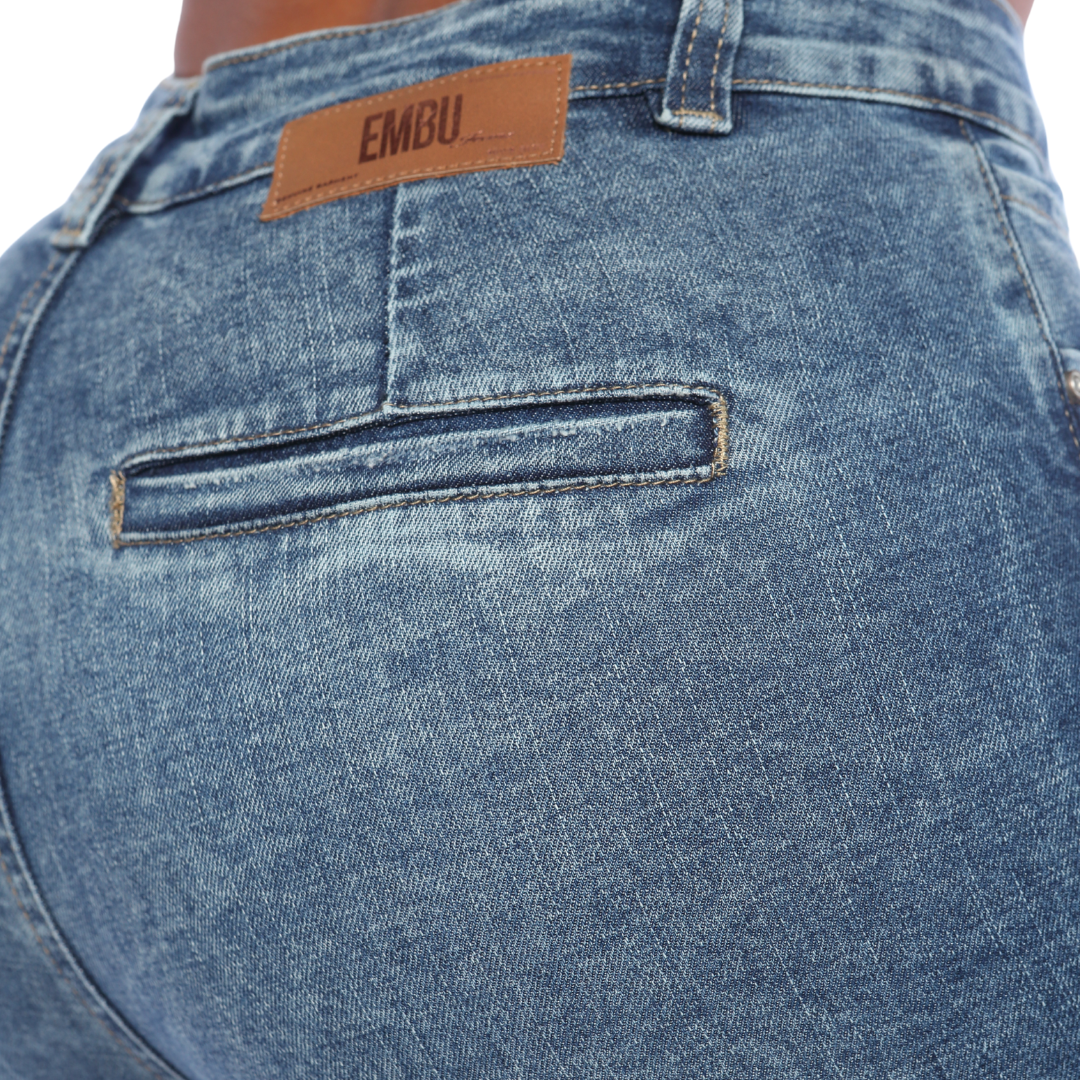 Jean skinny con apliques - Ref:10823