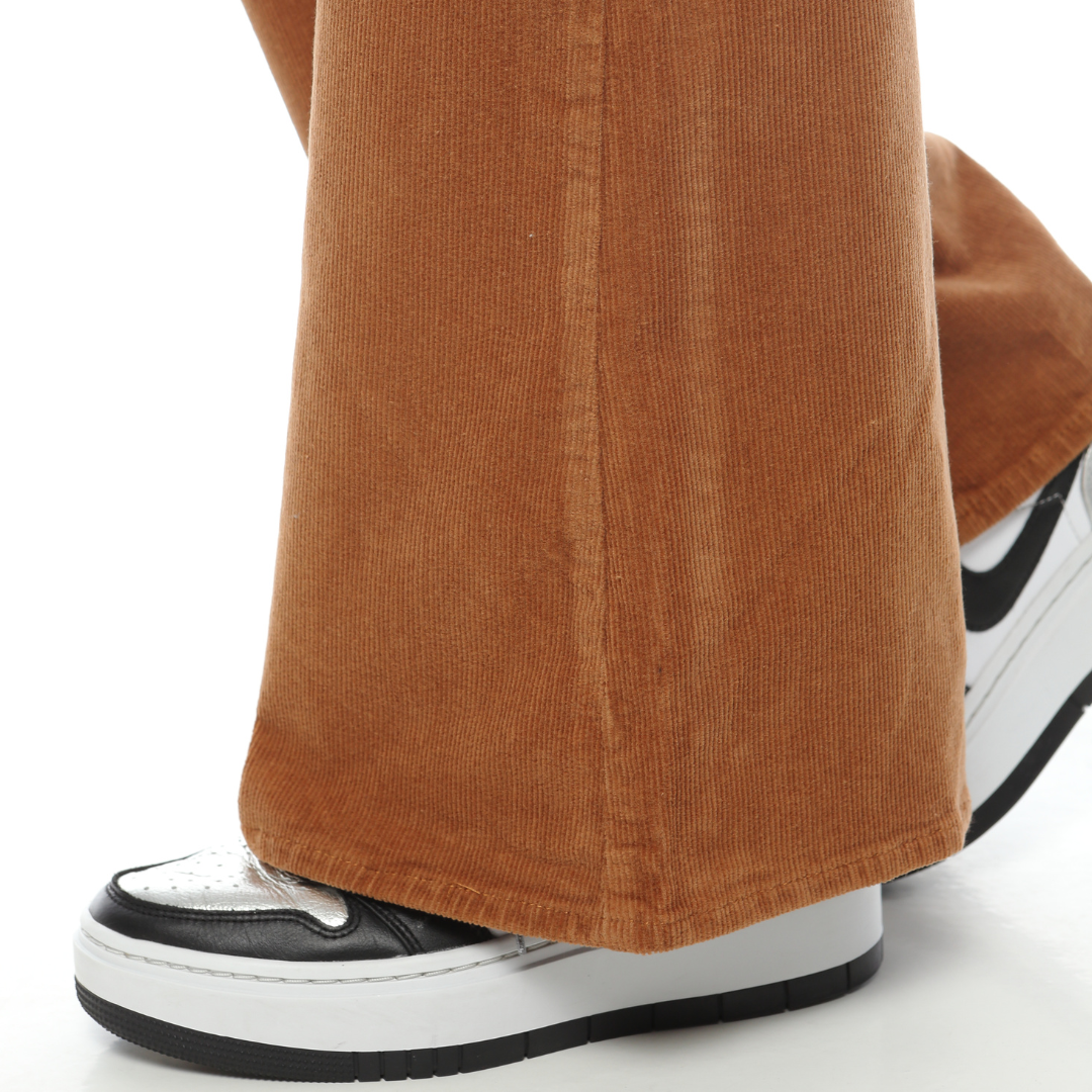 Pantalón corduroy ocre bota flare - Ref:10499
