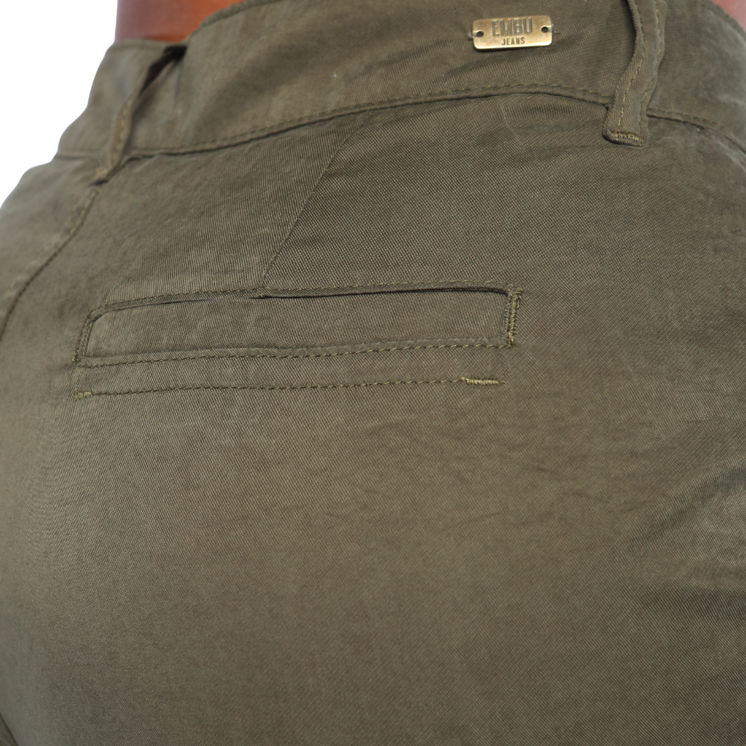 Pantalón slouchy verde - Ref:10769