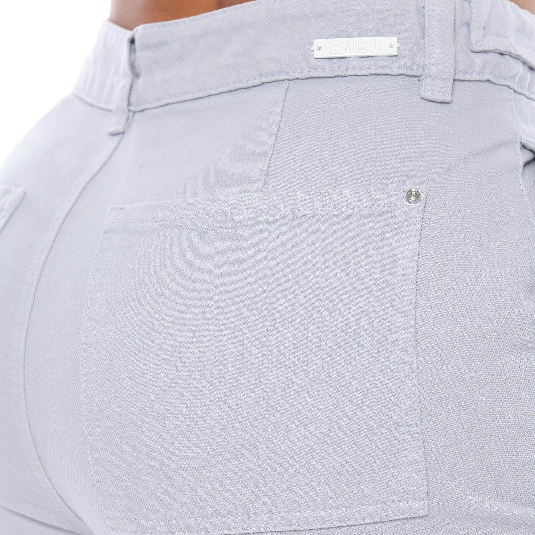 Pantalón slouchy gris - Ref:10604