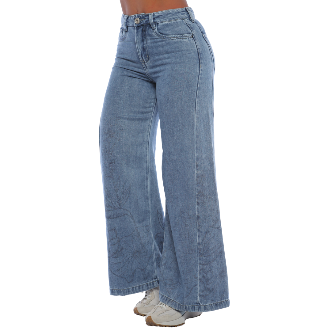 Mom flare en tencel - Ref:10834