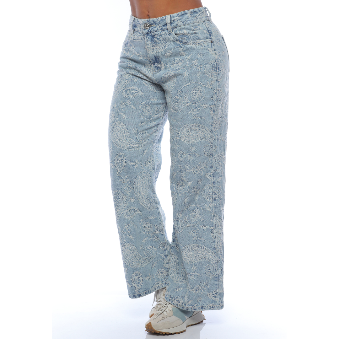 Mom recto en tejido jacquard - Ref:10895