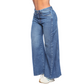 Jean mom flare con apliques - Ref:10797