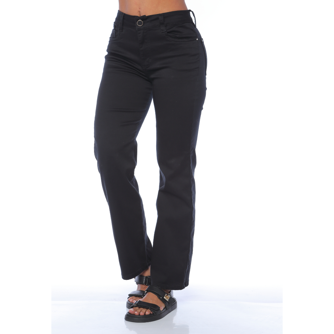 Straight negro en drill - Ref:10956