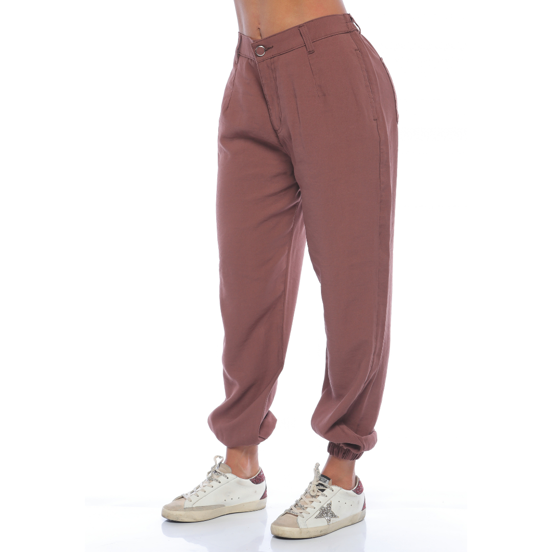 Pantalón jogger café - Ref:10972