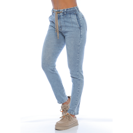 Jean skinny con cordón - Ref:10941