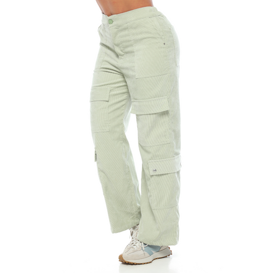 Corduroy cargo verde - Ref:10703