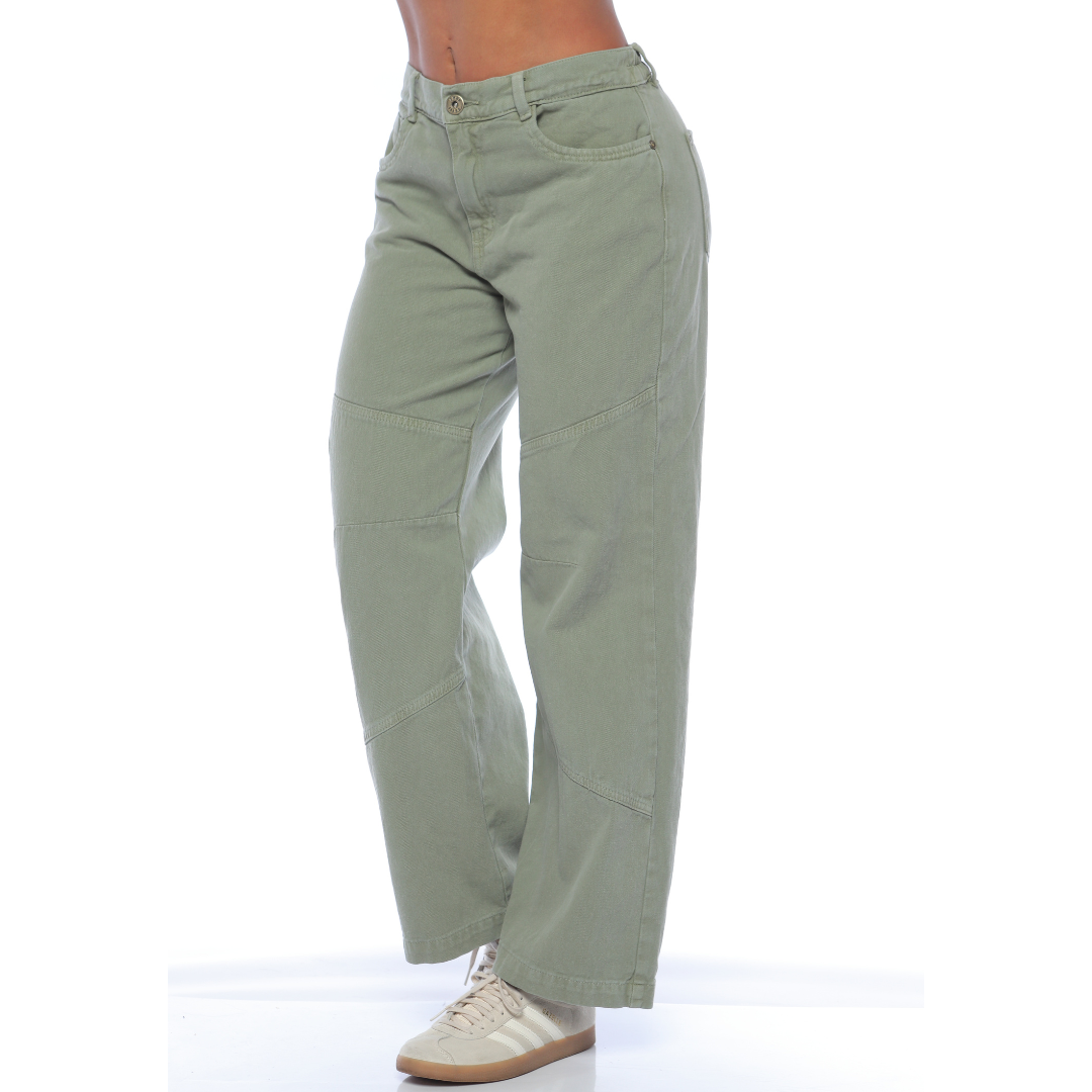 Pantalón culotte verde - Ref:10984