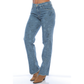 Jean mom recto estampado - Ref:10930