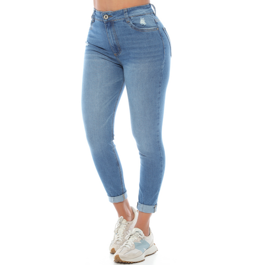 Jean skinny con destroyer - Ref:10572