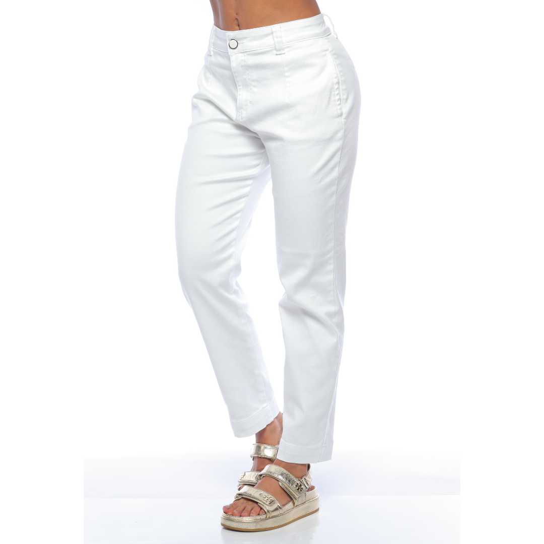 Slouchy en drill blanco - Ref:10935