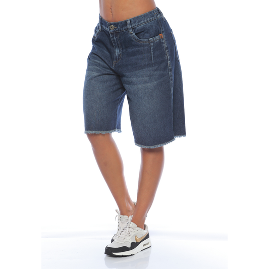 Bermuda larga en denim - Ref:10952
