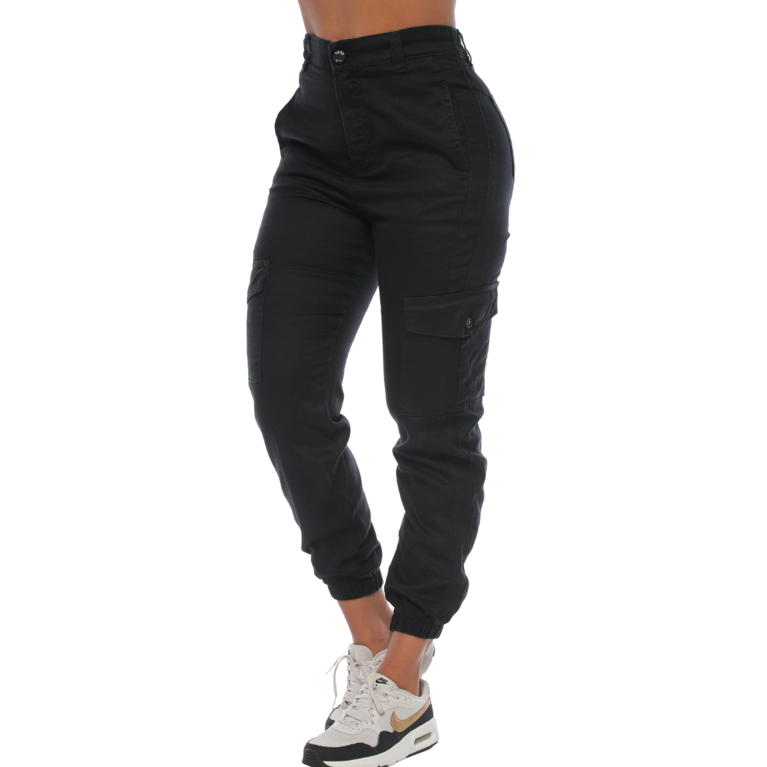 Jogger cargo negro - Ref:10785