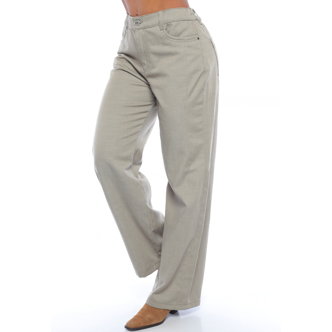 Pantalón wide leg verde - Ref:10997