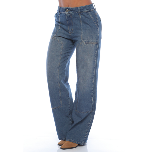 Jean mom recto - Ref:10900