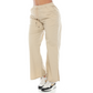 Pantalón mom flare beige - Ref:10632