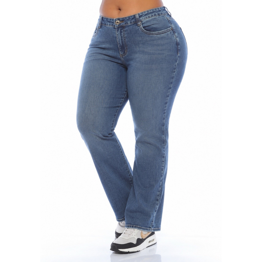 Jean bota recta curvy - Ref:10978