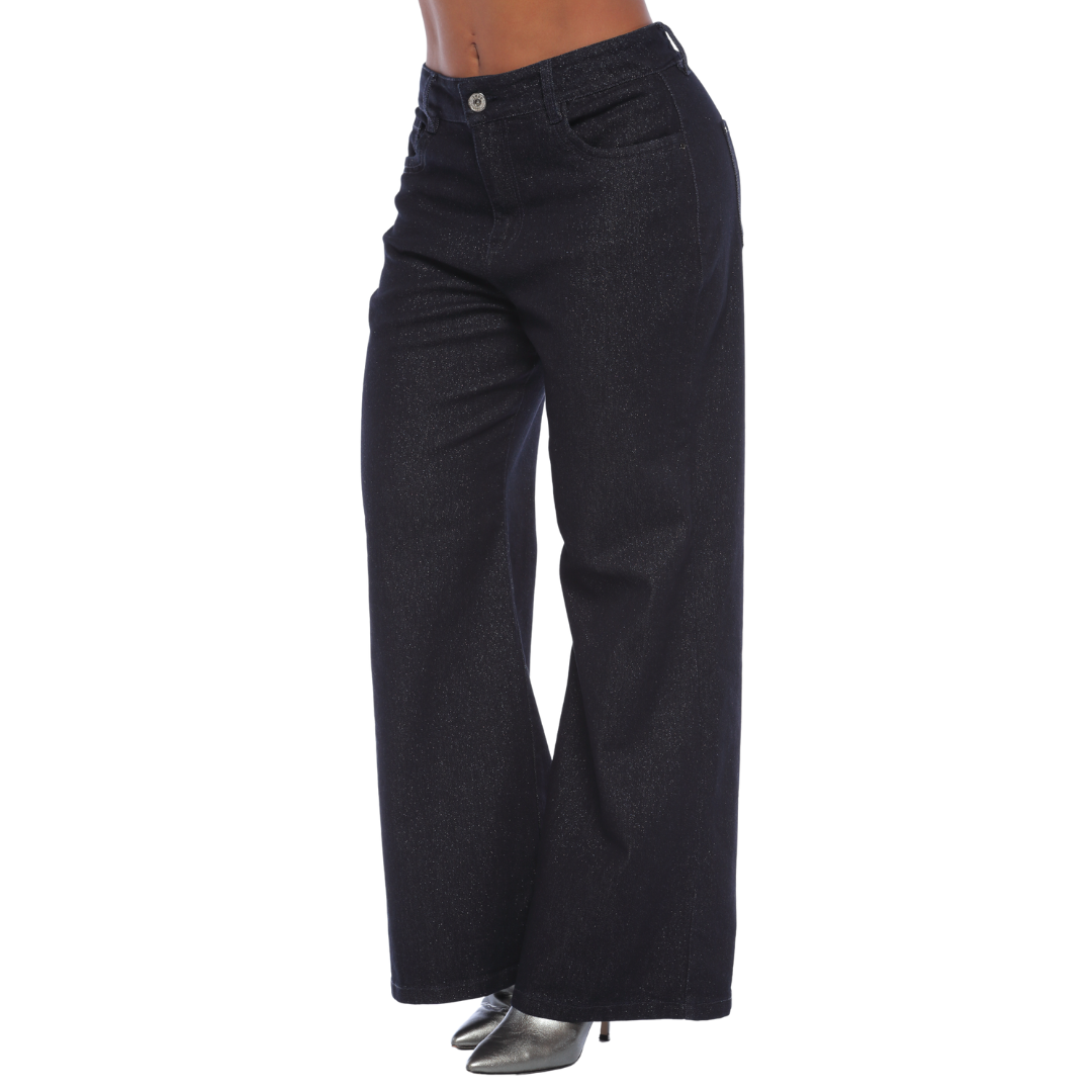 Jean mom flare con lurex - Ref:10852