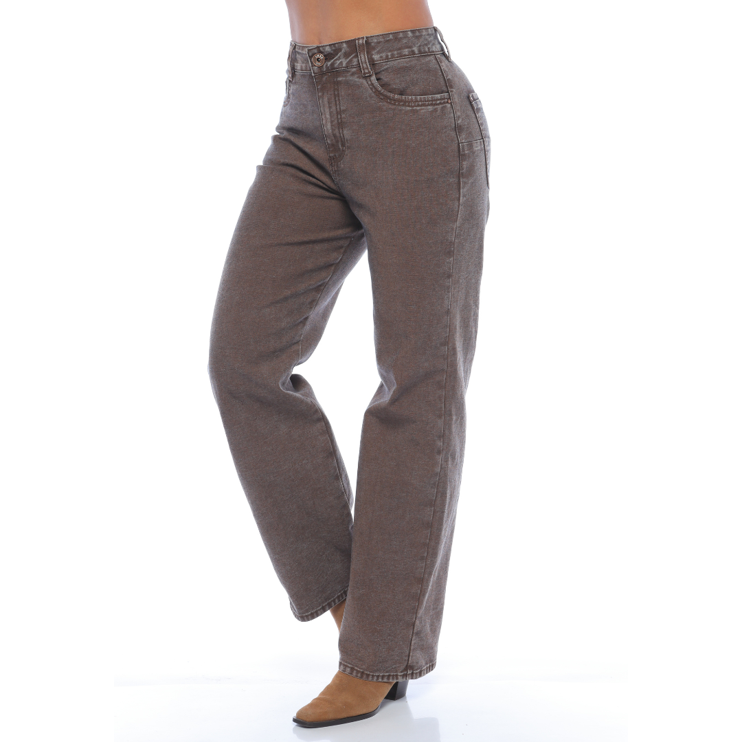 Pantalón wide leg café - Ref:10971