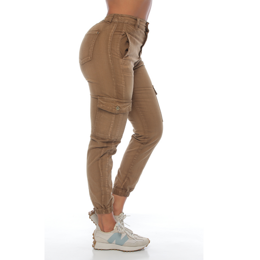 Jogger cargo marrón - Ref:10799