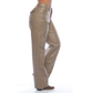 Wide leg en tencel encerado taupé - Ref:10993