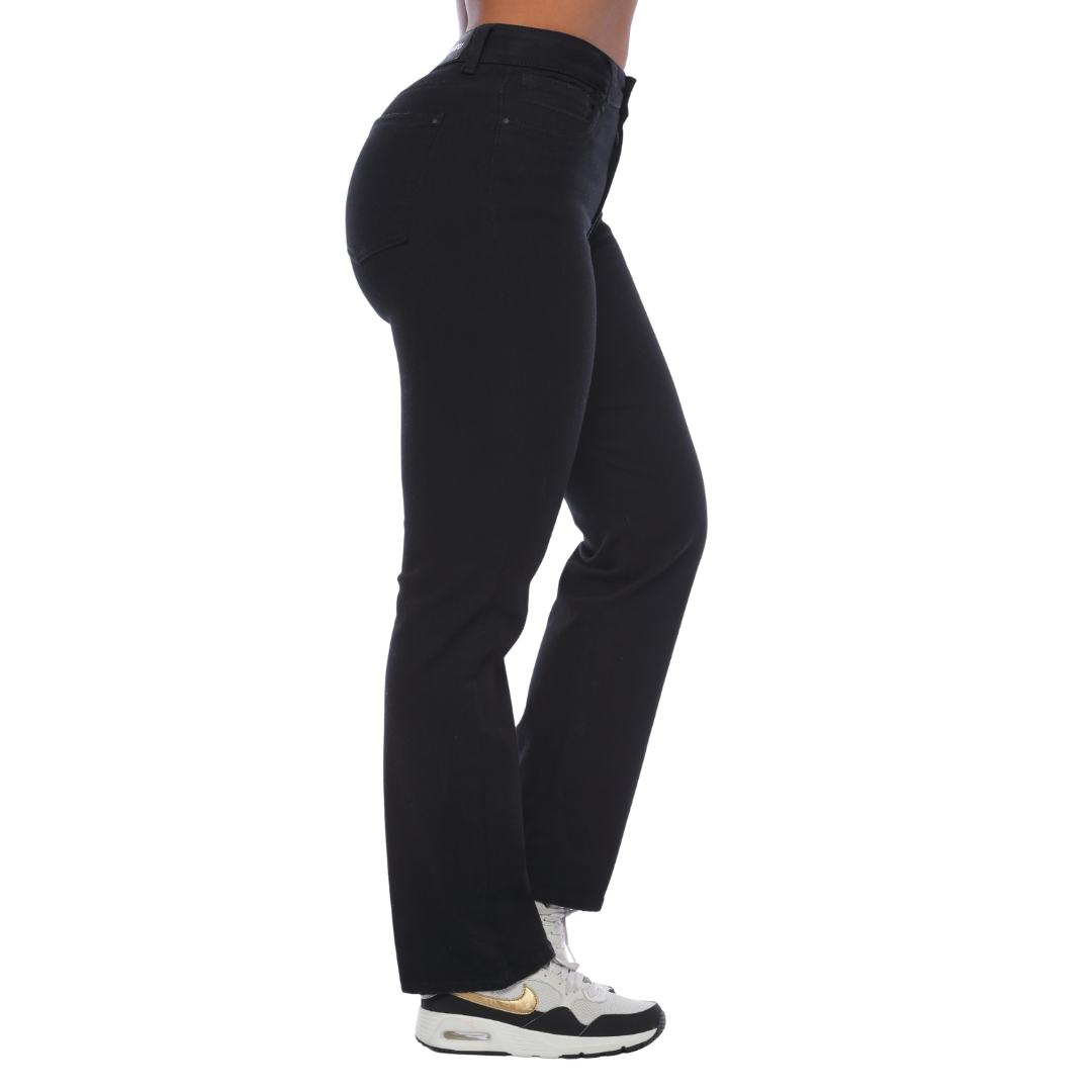 Jean bota recta negro - Ref:10865