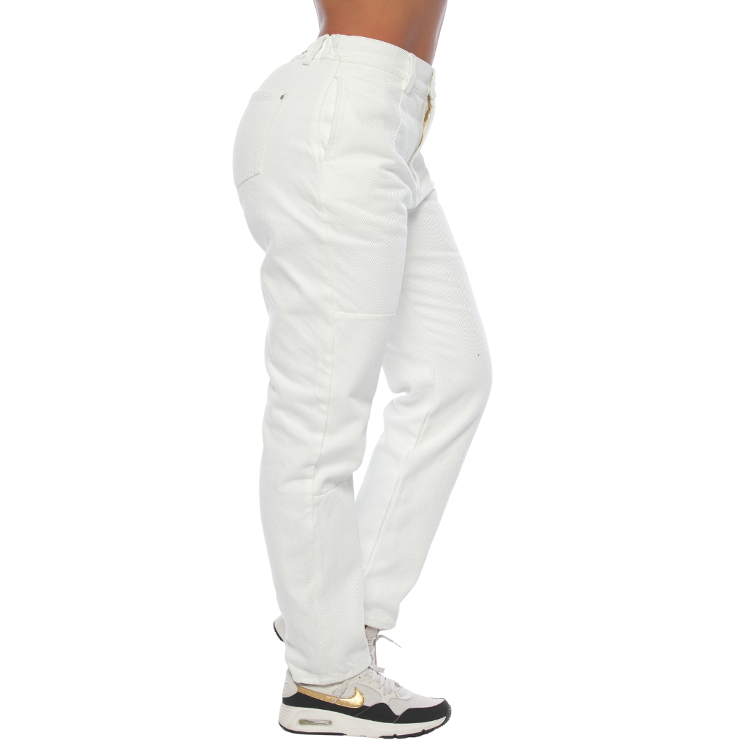 Pantalón slouchy marfil - Ref:10744