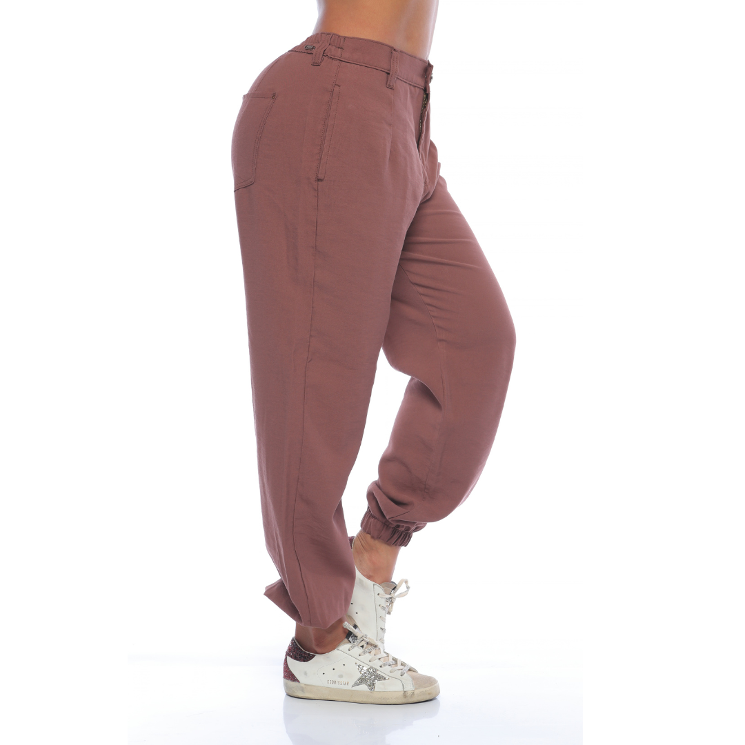Pantalón jogger café - Ref:10972