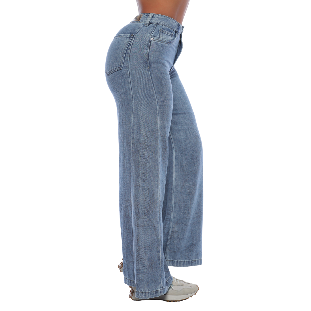 Mom flare en tencel - Ref:10834