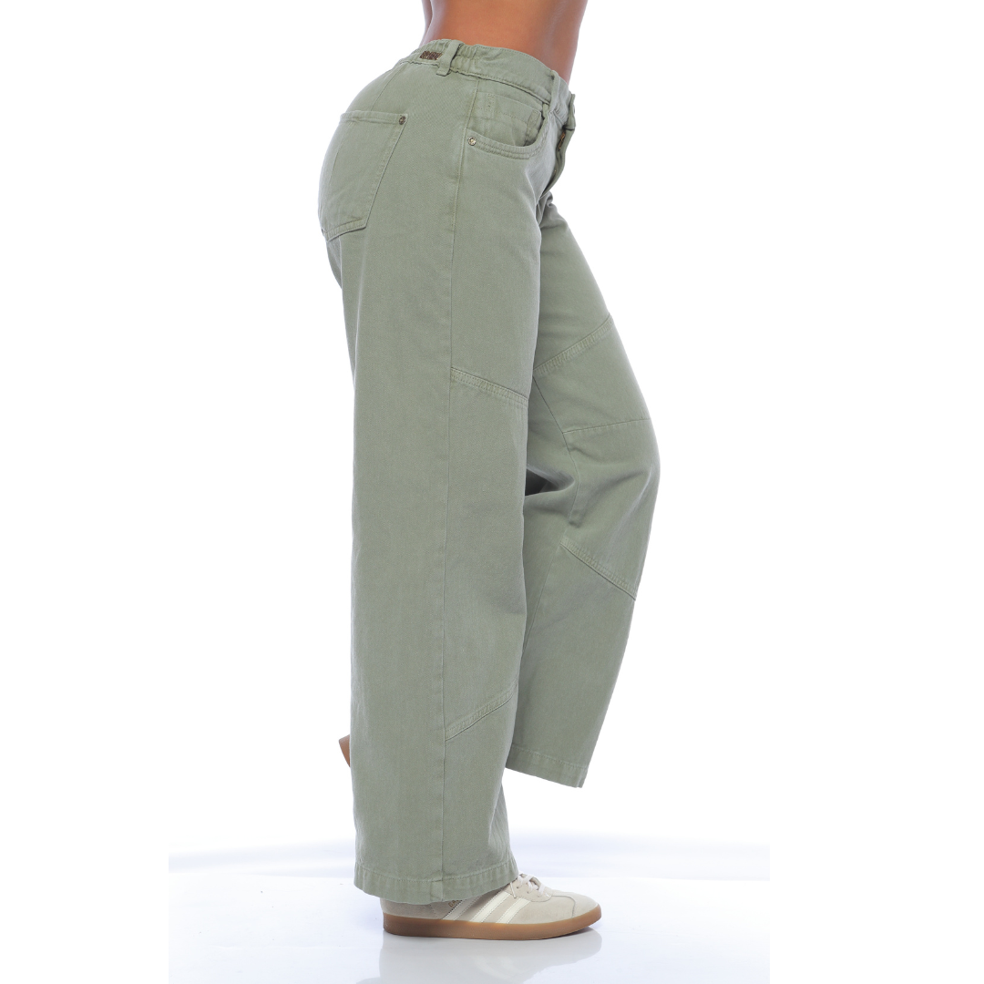 Pantalón culotte verde - Ref:10984
