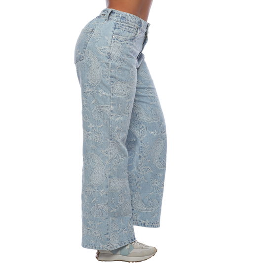 Mom recto en tejido jacquard - Ref:10895