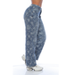Jean wide leg tejido jacquard - Ref:10980