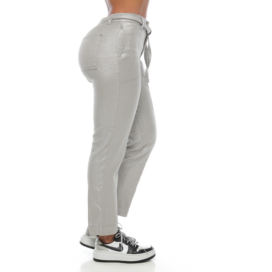 Pantalón slouchy gris - Ref:10633