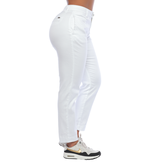 Slouchy blanco en drill - Ref:10845