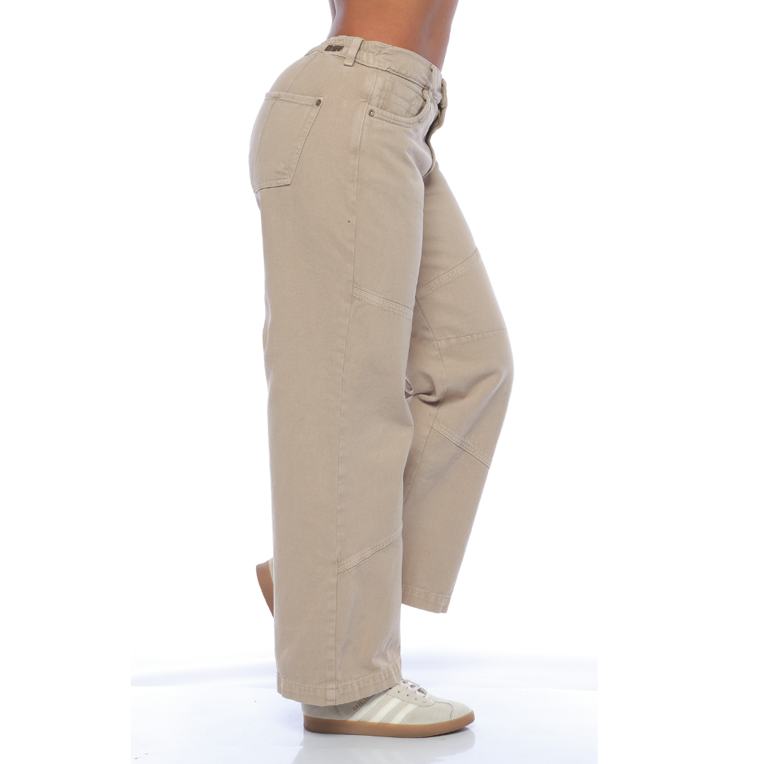 Pantalón culotte camel- Ref:10984