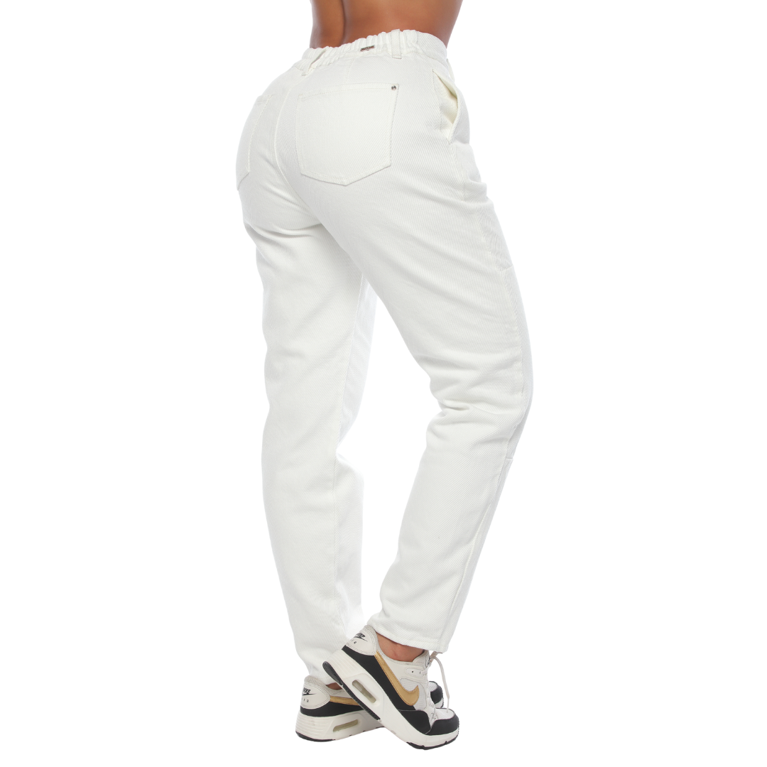 Pantalón slouchy marfil - Ref:10744