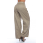 Wide leg en tencel avena - Ref:10979