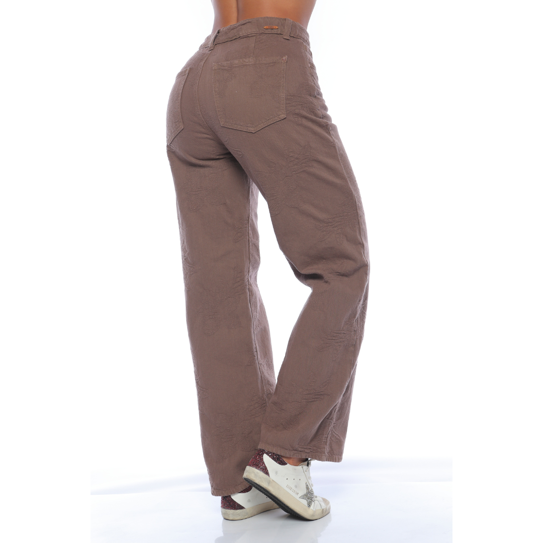 Wide leg café tejido jacquard - Ref:10981