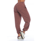 Pantalón jogger café - Ref:10972