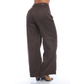 Wide leg en tencel chocolate - Ref:10979
