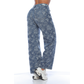 Jean wide leg tejido jacquard - Ref:10980