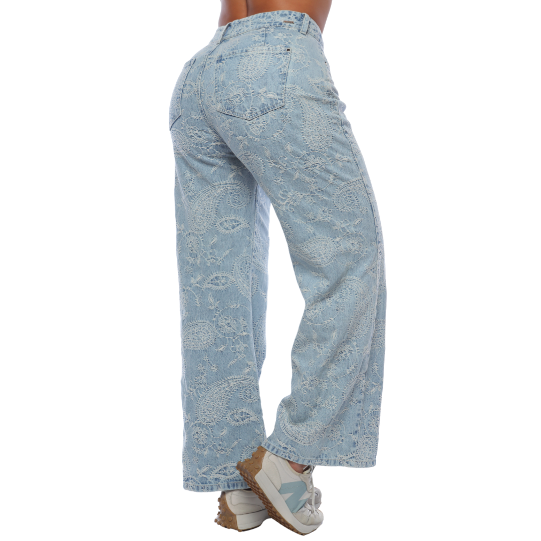 Mom recto en tejido jacquard - Ref:10895